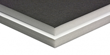 product Freestyle Foam Board Black, White - 40 in. x 60 in. x 1/2 in., 15 Sheet Pack